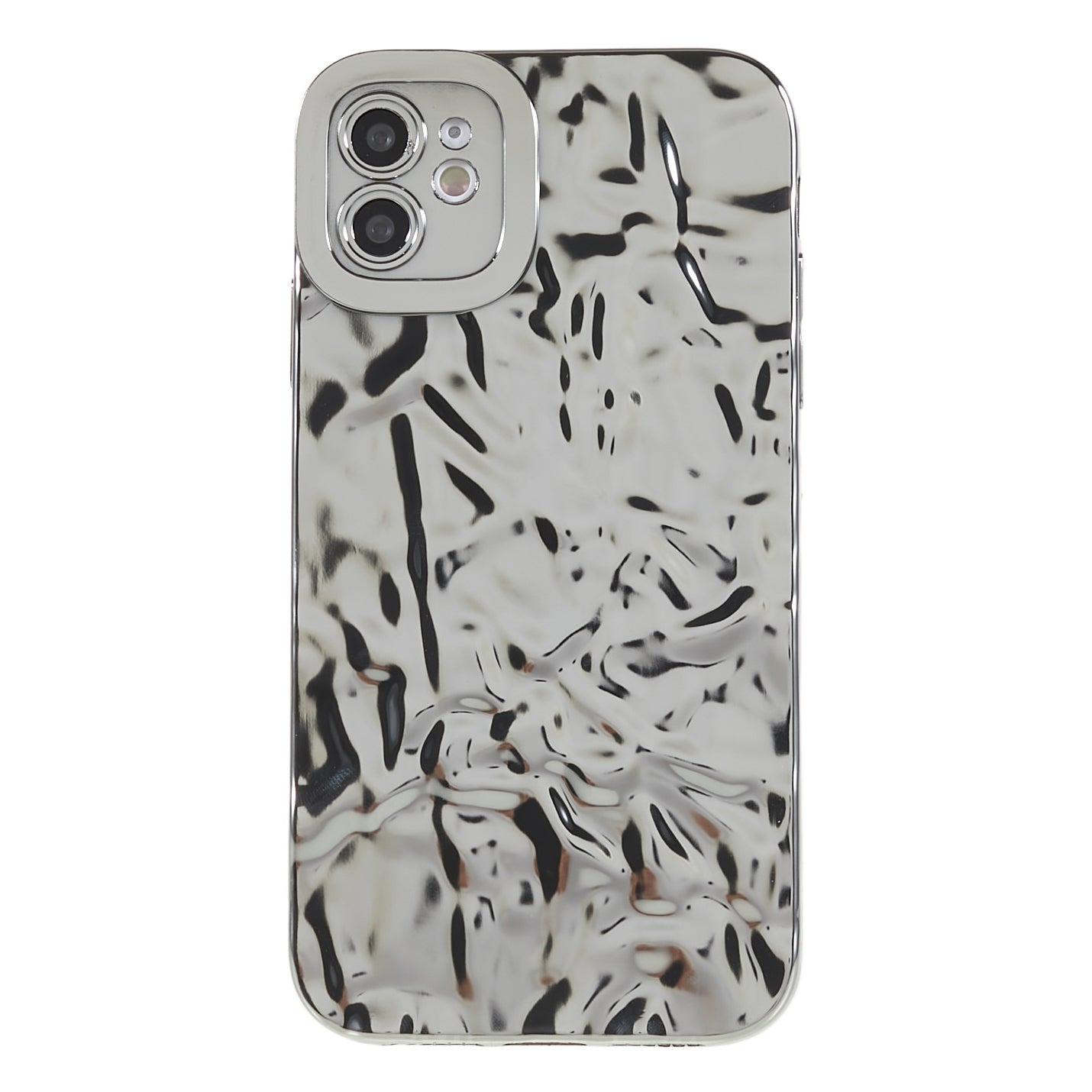 Wrinkled Uneven Phone Case for iPhone 11 Electroplating Flexible TPU Phone Cover Wrinkled Uneven Phone Case for iPhone 11 Electroplating Flexible TPU Phone Cover